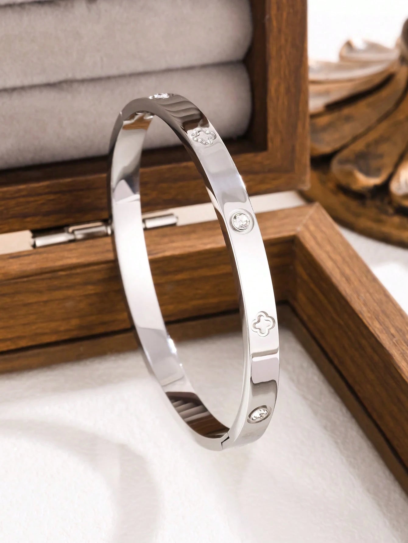 Luxe Blossom Cuff & Bangle Set