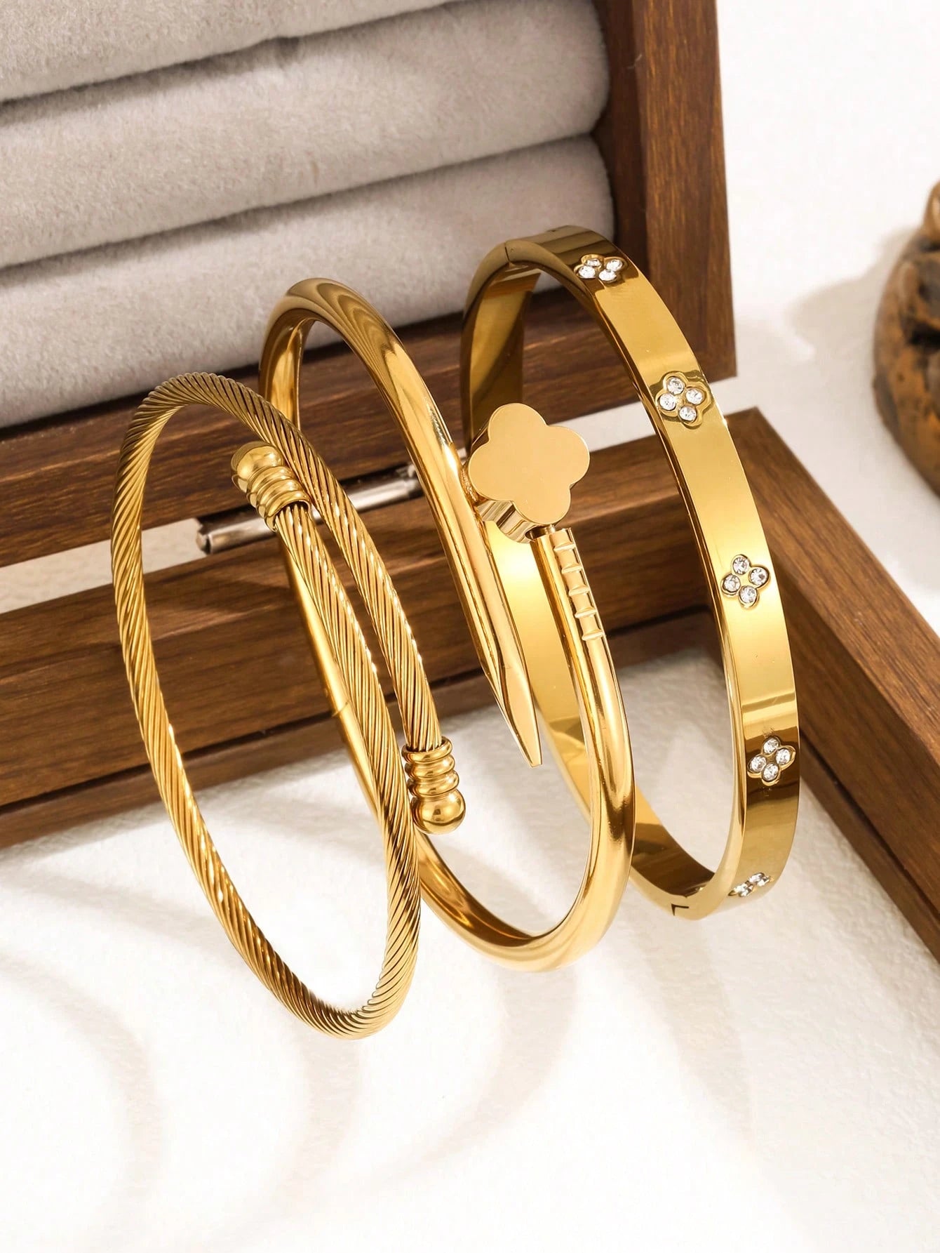 Elegance Trio Stainless Bracelet